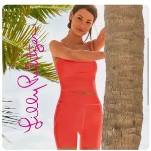 NWT spicy coral bike shorts